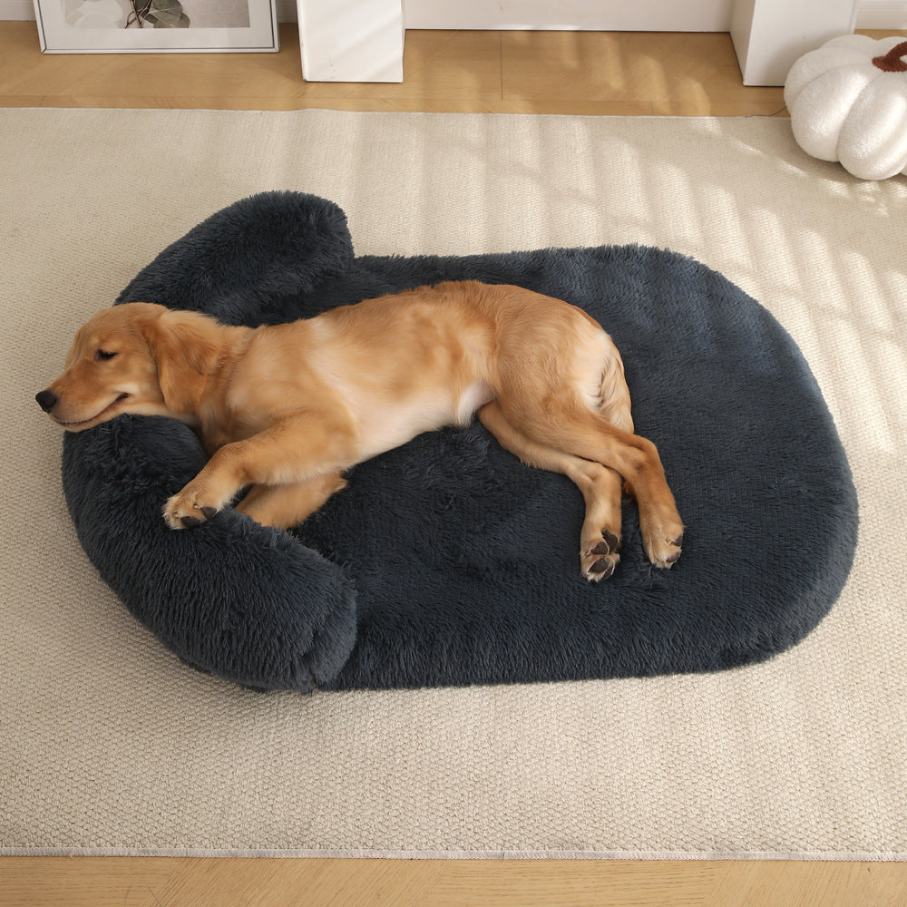 Pamper Your Pets with the Plush Doghouse Cathouse Pet Bed